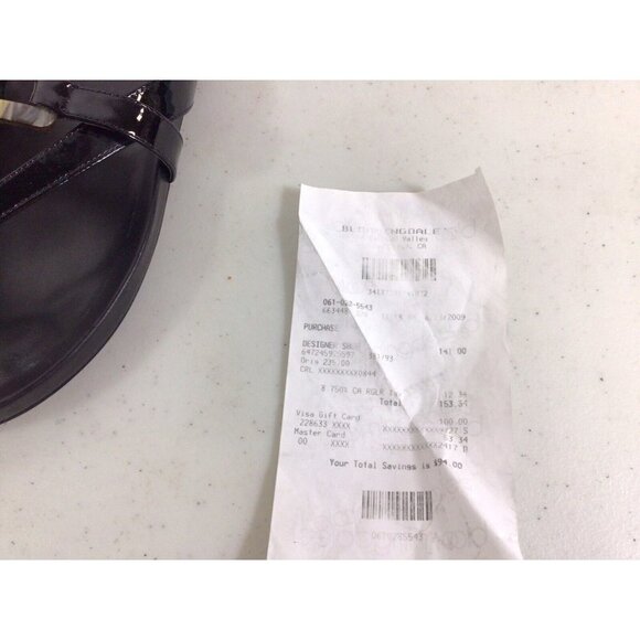 Stuart Weitzman Leather Sandals Flats Womens 7 - Picture 10 of 10